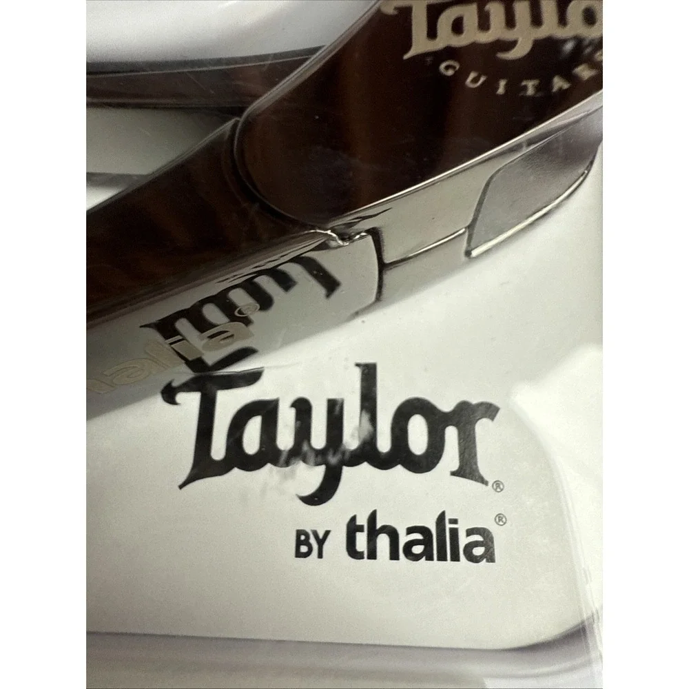 Thalia Guitar Capo Taylor Officially Licensed 400 Series Reflections, Black Chro
